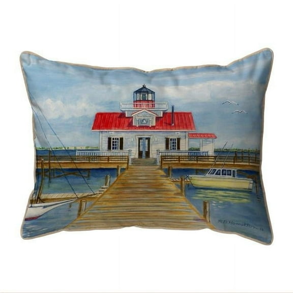 Betsy Drake HJ414 16 x 20 in. Marshes Lighthouse Large Pillow