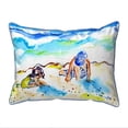 thumbnail image 1 of Betsy Drake HJ846 16 x 20 in. Playing in Sand Large Indoor & Outdoor Pillow, 1 of 3