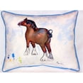 thumbnail image 1 of Betsy Drake HJ936 Clydesdale Large Indoor & Outdoor Pillow 16 x 20, 1 of 1