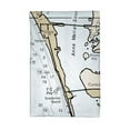 thumbnail image 1 of Betsy Drake KT11424 Anna Maria Island, FL Nautical Map Kitchen Towel, 1 of 2