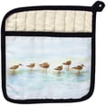 thumbnail image 1 of Betsy Drake PT024 Avocets Pot Holder, 1 of 1