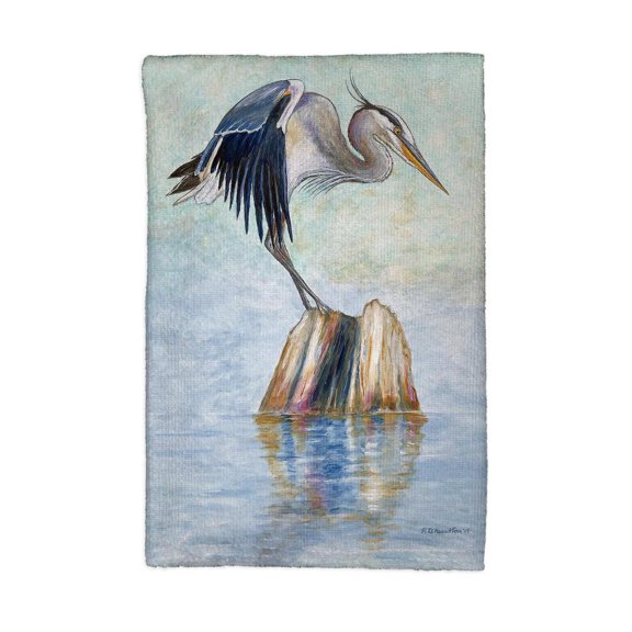 Balancing Heron Kitchen Towel - 16x25