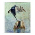 thumbnail image 1 of Betsy Drake Interiors Balancing Heron Throw, 1 of 1