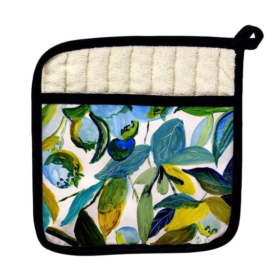 Betsy Drake Interiors s Blueberries Pot Holder