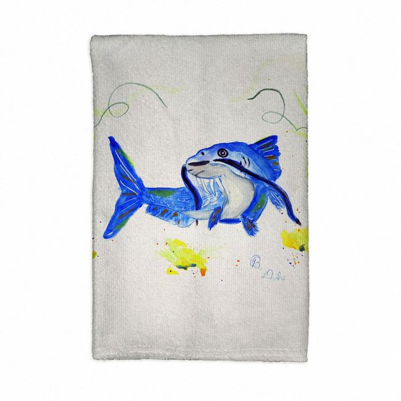Betsy Drake KT741 Betsys Catfish Kitchen Towel
