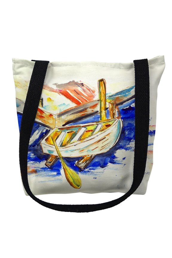 TY140S 13 x 13 in. Betsys Row Boat Small Tote Bag