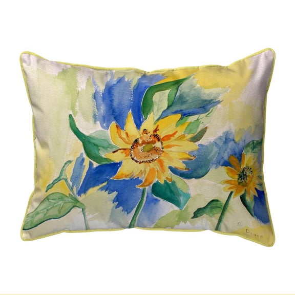 Betsy's Sunflower Small Indoor/Outdoor Pillow 11x14