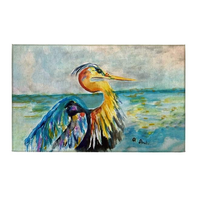 Betsy Drake Interiors DR1571 Blue Heron Colors Indoor Dornier Area Rug ...