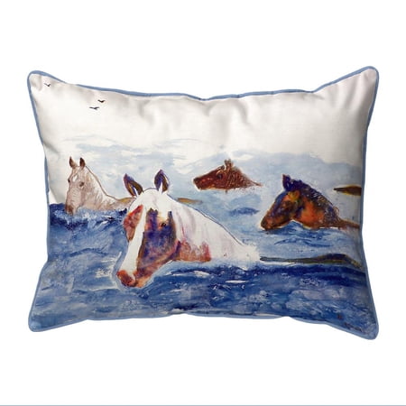 Chincoteague Ponies Extra Large Zippered Pillow 20x24