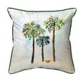 thumbnail image 1 of Betsy Drake Interiors Christmas Palms Extra Large Zippered Pillow 22x22, 1 of 1