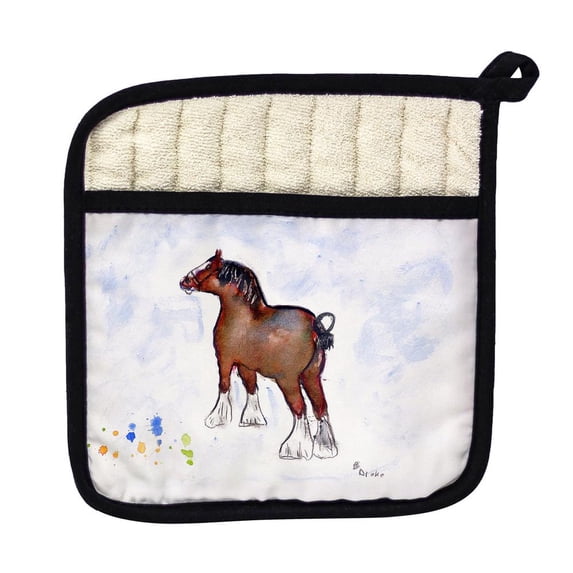 Betsy Drake PT936 Clydesdale Pot Holder