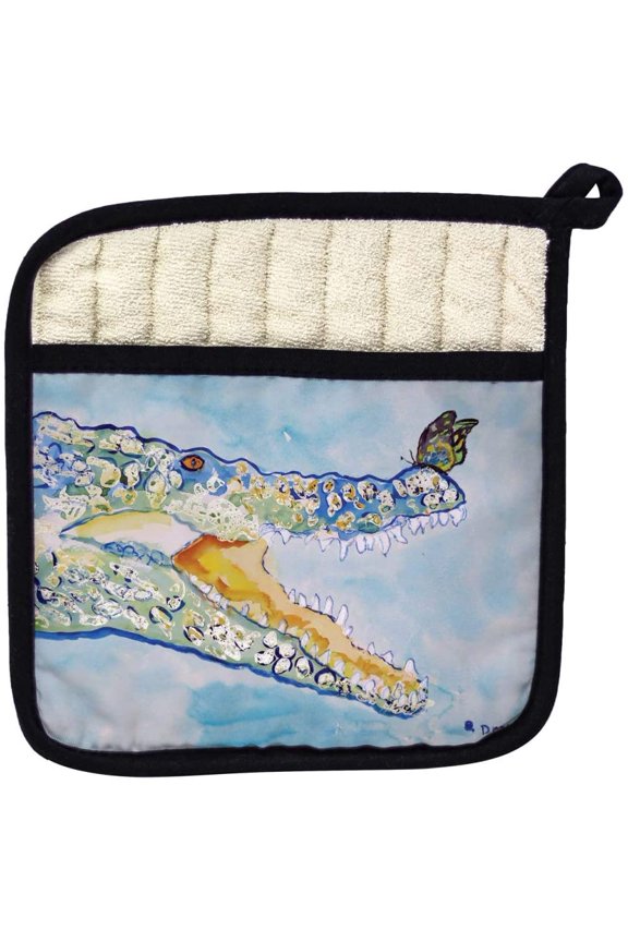 PT548 Croc Butterfly Pot Holder