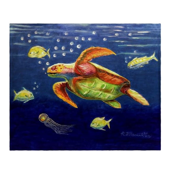 Betsy Drake Interiors Dick's Sea Turtle Throw