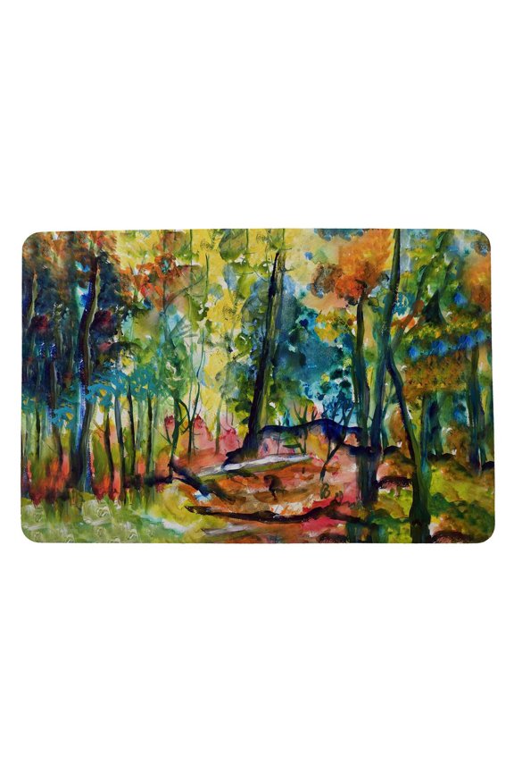 Interiors Fall Forest Door Mat 18x26