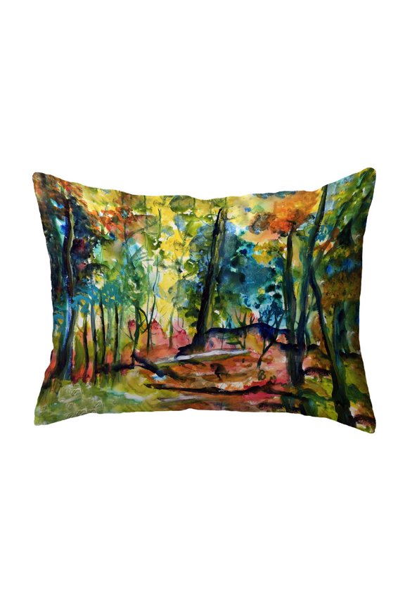 Interiors Fall Forest Small Noncorded Pillow 11x14