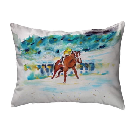 Betsy Drake Interiors Fast Start Noncorded Indoor/Outdoor Pillow 16x20