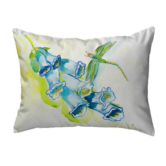 Betsy Drake Interiors Foxglove Small Noncorded Pillow