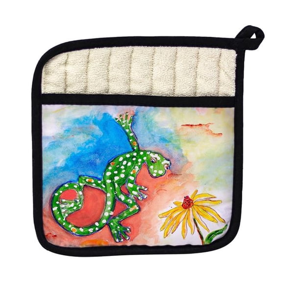 Betsy Drake PT143 Gecko Pot Holder
