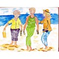 thumbnail image 1 of Grandma at the Beach Place Mat Set of 4, 1 of 3