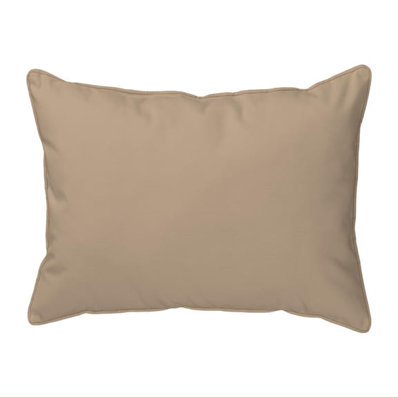 Betsy Drake Gray Fox Extra Large Zippered Indoor/Outdoor Pillow 20x24