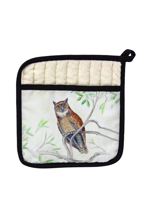 PT714 Great Horned Owl Pot Holder