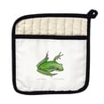 thumbnail image 1 of Betsy Drake PT040 Green Treefrog Pot Holder, 1 of 1