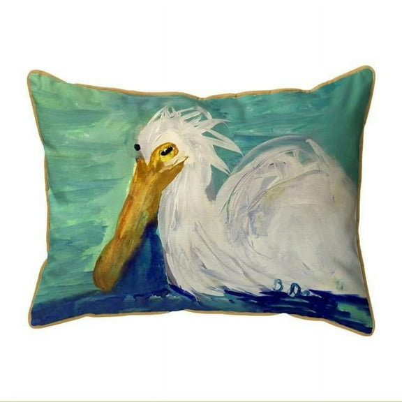 Betsy Drake Interiors HJ1438 16 x 20 in. Crazy Egret Large Indoor & Outdoor Pillow