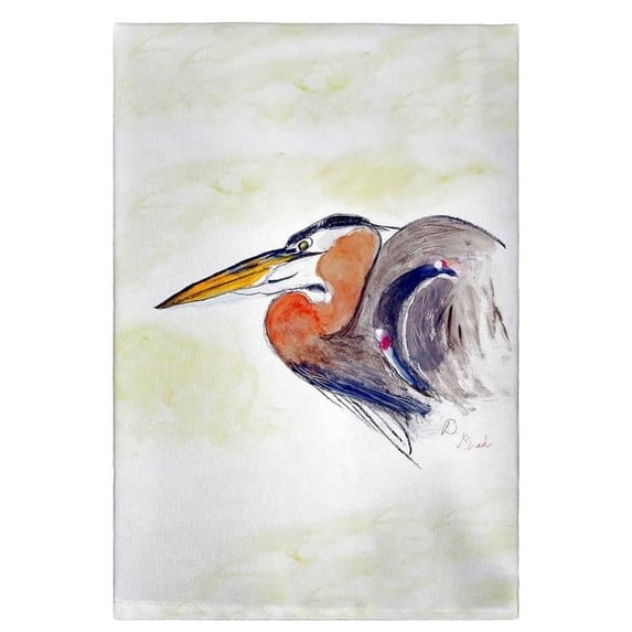 Betsy Drake GT719 Heron Portrait Guest Towel