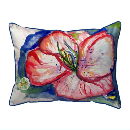 Betsy Drake Interiors Hibiscus Large Indoor/Outdoor Pillow 16x20