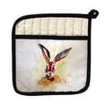 thumbnail image 1 of Betsy Drake Interiors Jack Rabbit Pot Holder, 1 of 1