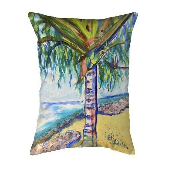 Betsy Drake Interiors KS1420 11 x 14 in. Tall Palm Small Noncorded Pillow