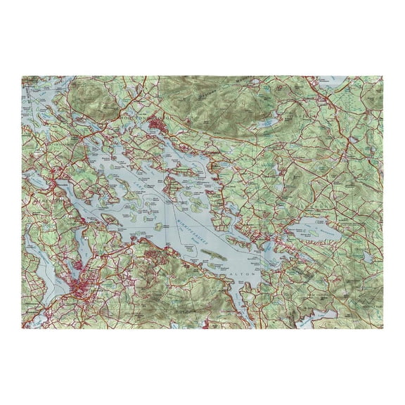 Betsy Drake Interiors Lake Winnipesaukee, NH Nautical Map Garden Flag