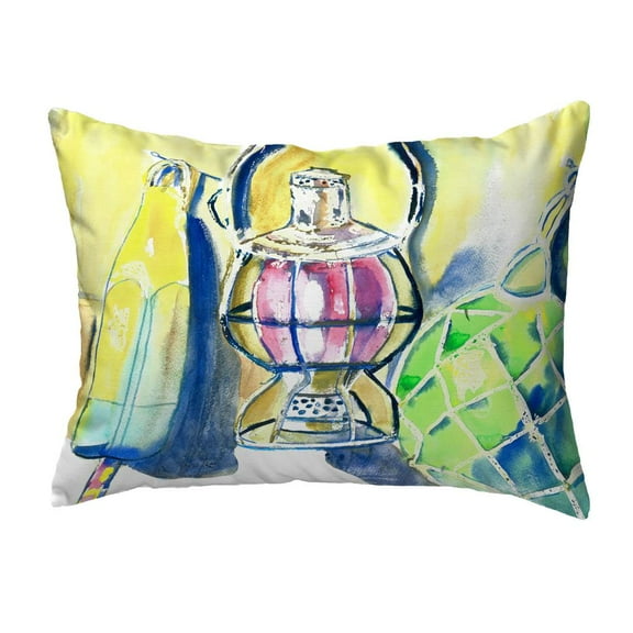 Betsy Drake Interiors Lantern & Bowies Small Noncorded Pillow