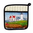 thumbnail image 1 of Betsy Drake Interiors Nubble Lighthouse Pot Holder, 1 of 1