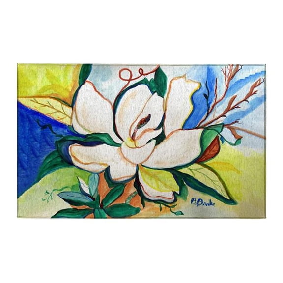 Betsy Drake Interiors DR1556 One Magnolia Indoor Dornier Area Rug 20x32