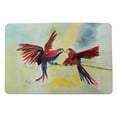 thumbnail image 1 of Betsy Drake Interiors Parrot Gossip Door Mat 18x26, 1 of 1