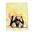thumbnail image 1 of Betsy Drake Interiors Penguins Guest Towel, 1 of 2