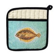 thumbnail image 1 of Betsy Drake Interiors Pointillist Flounder Pot Holder, 1 of 1