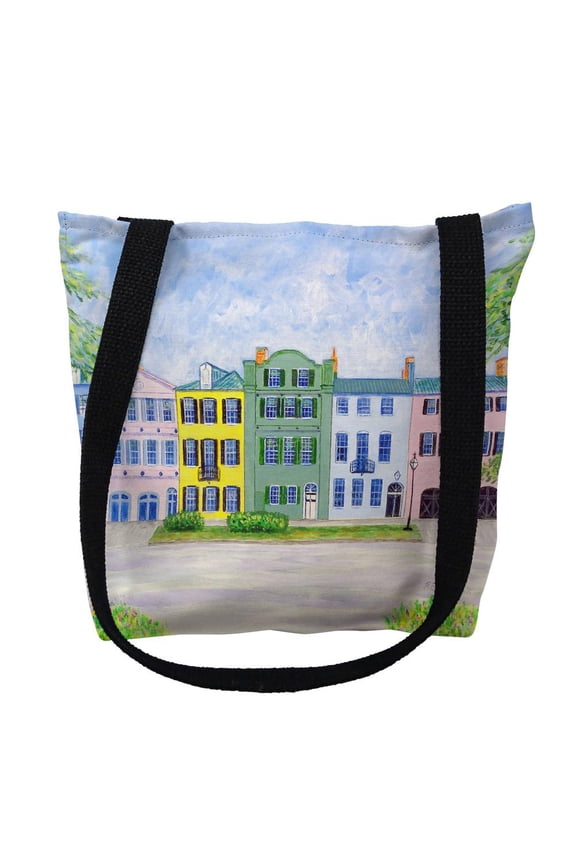 Interiors Rainbow Row Small Tote Bag 13x13
