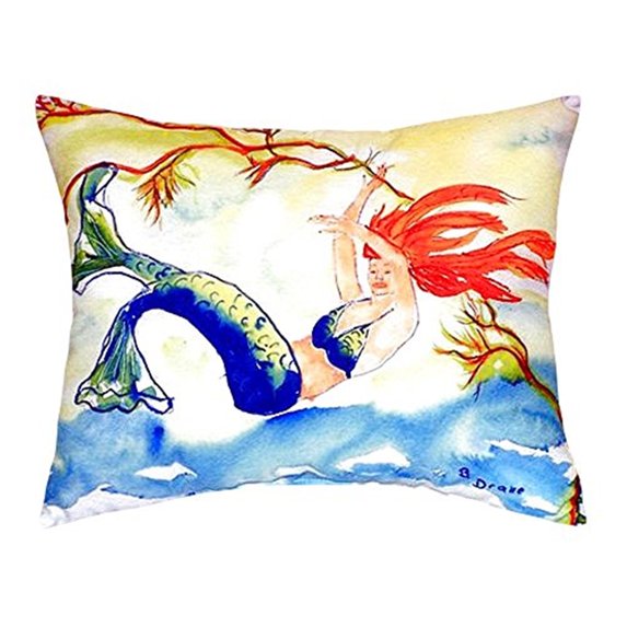 Resting Mermaid No Cord Pillow 16x20