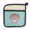 thumbnail image 1 of Betsy Drake PT112C Scallop Shell Teal Pot Holder, 1 of 1