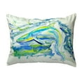 thumbnail image 1 of Green Shark No Cord Pillow 16x20, 1 of 2