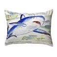 thumbnail image 1 of Betsy Drake Interiors Shark Small No-Cord Pillow 11x14, 1 of 1