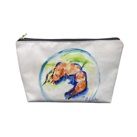 Betsy Drake Interiors Shrimp Plate Pouch 8.5x6