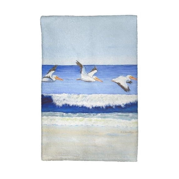 Betsy Drake KT1076 Skimming the Surf Kitchen Towel