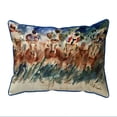 thumbnail image 1 of Betsy Drake Interiors Tight Race Large Indoor/Outdoor Pillow, 1 of 2