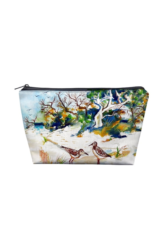 Interiors Trees & Beach Pouch 8.5x6