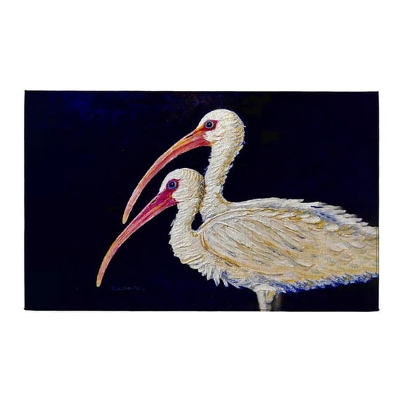 Betsy Drake Interiors DR1519 Two Ibis Indoor Dornier Area Rug 20x32