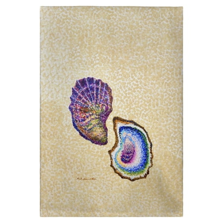 Betsy Drake Interiors Two Oysters Guest Towel
