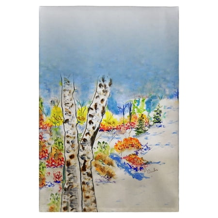 Betsy Drake Interiors White Birch Guest Towel